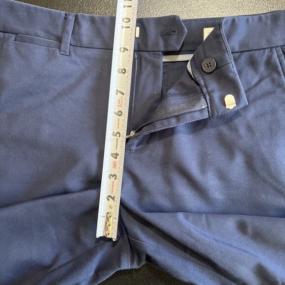 Gap Pants Womens Size 10R Blue Slim Crop Stretch Cotton Chino 24" Inseam Preppy - Picture 5 of 6